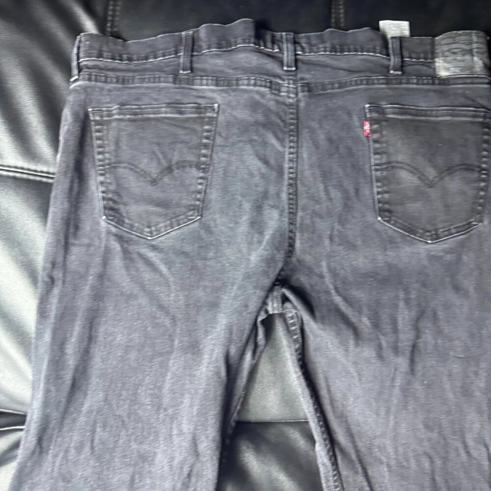 Levi Strauss Co. 502 Men's Straight Leg Jeans Gray Denim 5-Pocket Size 48x30 - Picture 6 of 16